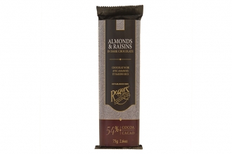 Almonds & Raisins Dark Chocolate Bar 